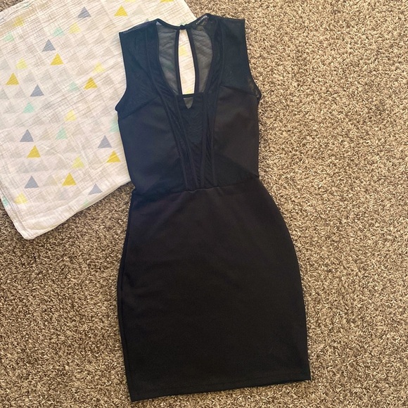 Foreign Exchange Black Mini Dress Size Small - Picture 6 of 11